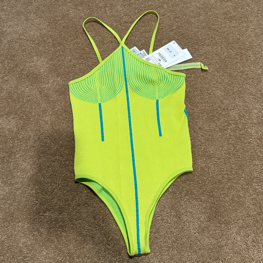 Halter neck bodysuit